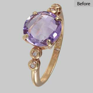 Jewelry Photo Retouching Before