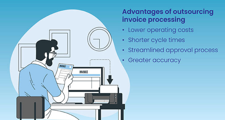 Advantages for companies that outsource invoice processing