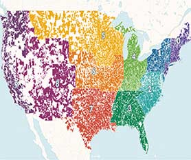 Inventory distribution across states