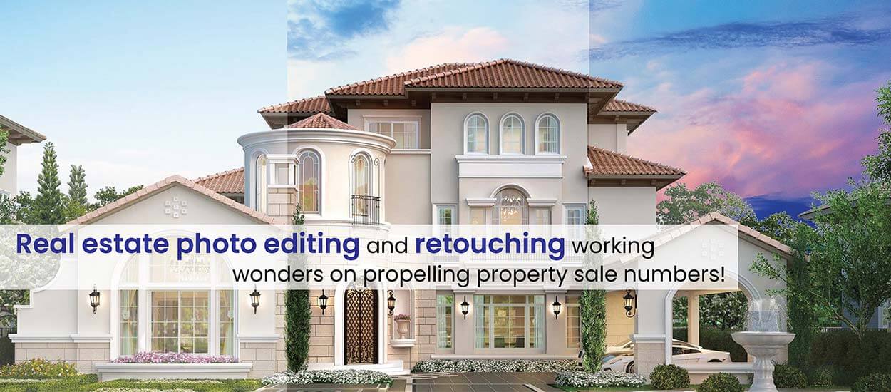 real estate photo editing to propel property sale