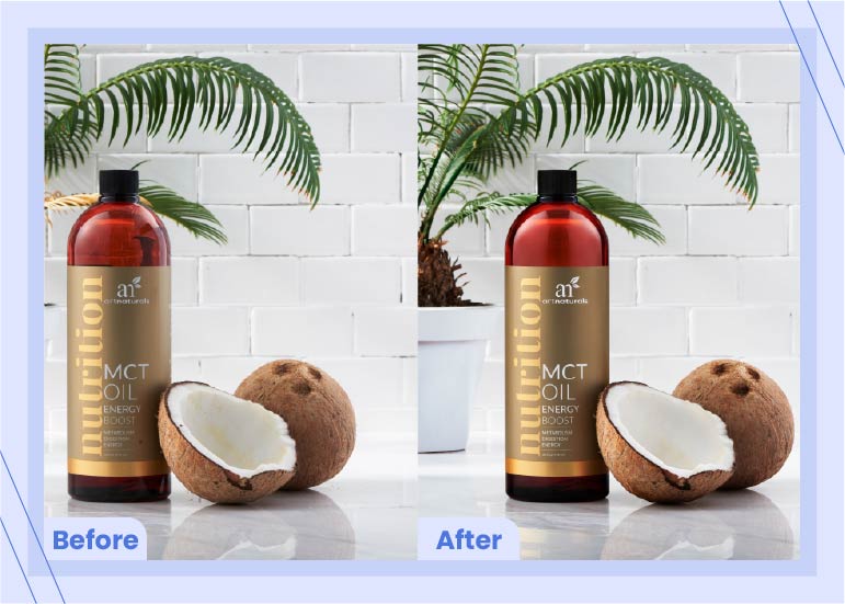 beauty product photo editing sample