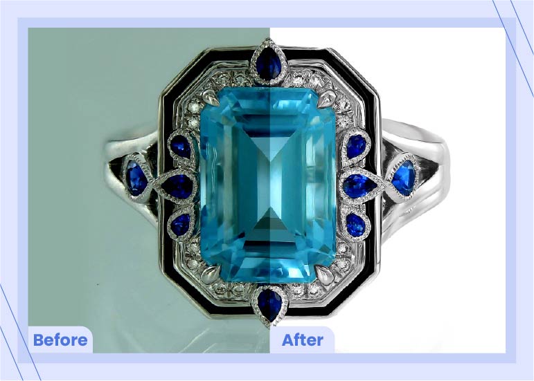 jewelry photo editing sample