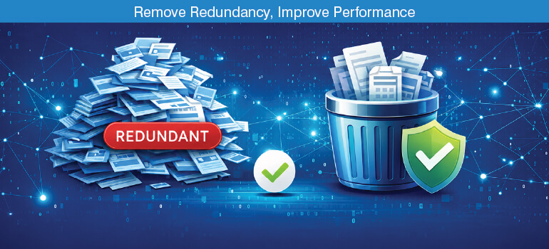 Remove redundancy, improve performance