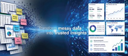 Transform messy data into trusted insights