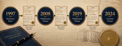 How Chain of Title Works – Tracing Property Ownership Through County Records